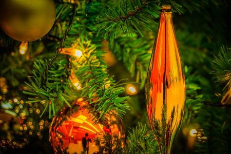 Christmas tree decoration. Shooting Location: Yokohama-city kanagawa prefectureの写真素材