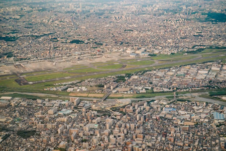 Itami Airport (Osaka International Airport). Shooting Location: Osaka prefectureの写真素材