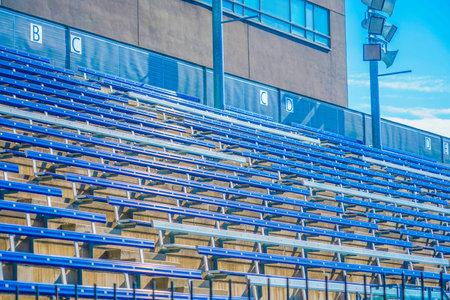 Sports stadium stand. Shooting Location: Toronto
