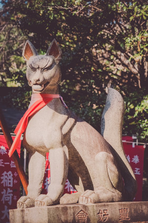 Inari of the shrine. Shooting Location: Shinjuku-ku, Tokyoの写真素材