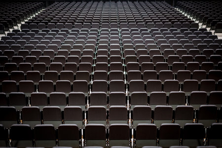 Live venue seat. Shooting Location: Tachikawa City, Tokyoの写真素材