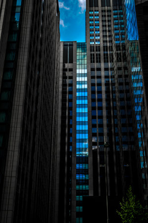 Otemachi office district. Shooting Location: Chiyoda ward, Tokyoの写真素材