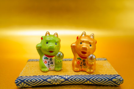 New Years card material for dragon year. Shooting Location: Yokohama-city kanagawa prefectureの写真素材