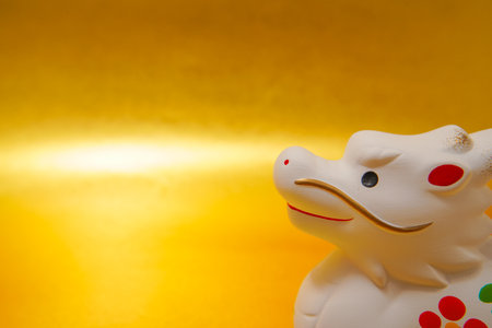 New Years card material for dragon year. Shooting Location: Yokohama-city kanagawa prefectureの写真素材