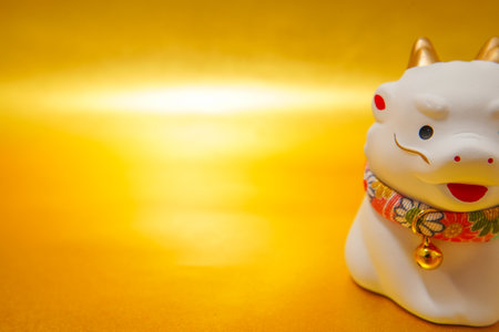 New Years card material for dragon year. Shooting Location: Yokohama-city kanagawa prefectureの写真素材