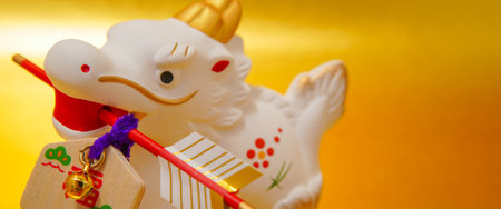 New Years card material for dragon year. Shooting Location: Yokohama-city kanagawa prefectureの写真素材