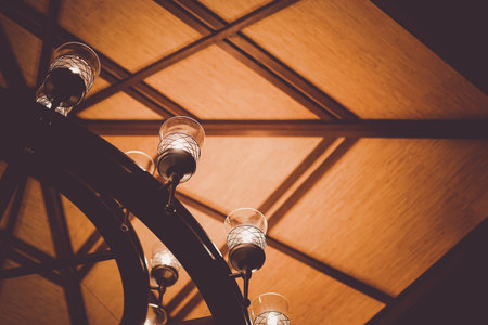 Circular chandelier image. Shooting Location: Dubai