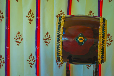 Japanese -style drum. Shooting Location: Chiyoda ward, Tokyo
