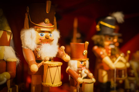 Soldier dolls with drums. Shooting Location: Minato -ku, Tokyoの写真素材