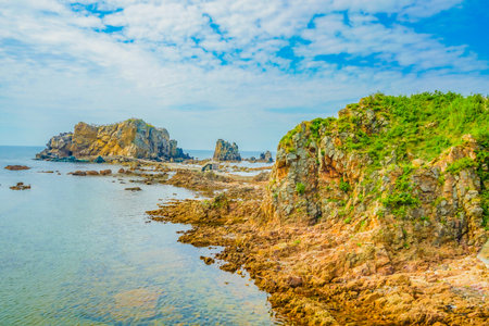 Bridge over the sea. Shooting Location: Akita