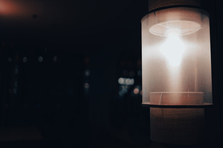 Warm light lamp. Shooting Location: Melbourne