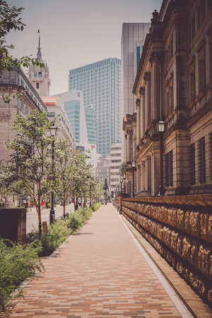 Nihonbashi (Chuo -ku, Tokyo). Shooting Location: Chuo -ku, Tokyoのeditorial素材