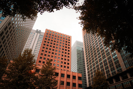 A calm afternoon in the office district. Shooting Location: Chiyoda ward, Tokyo