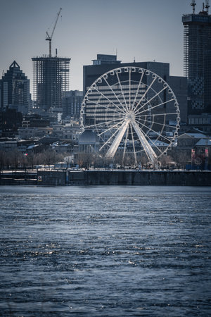 new construction in montreal. Shooting Location: montreal, canadaの写真素材