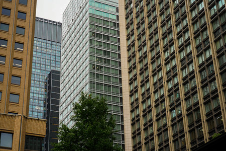 Coexistence of buildings and greenery. Shooting Location: Chiyoda Ward, Tokyo