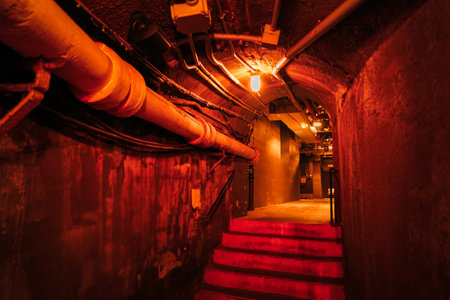 underground plumbing tunnel