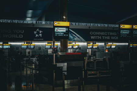 airport check-in counter
