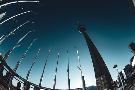 High-rise towers and modern buildings. Shooting Location: Torontoの写真素材