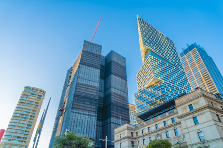 Historic buildings and urban landscape. Shooting Location: sydney, australiaの写真素材