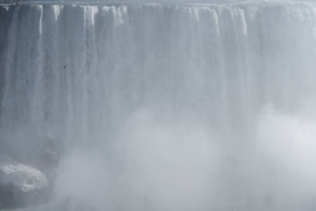 powerful waterfall flow. Shooting Location: Torontoの写真素材