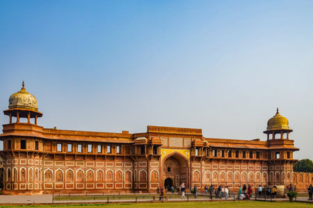 main gate of agra fort. Shooting Location: Indiaの写真素材