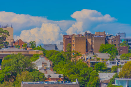 image of sydney cityscape. Shooting Location: sydney, australiaの写真素材