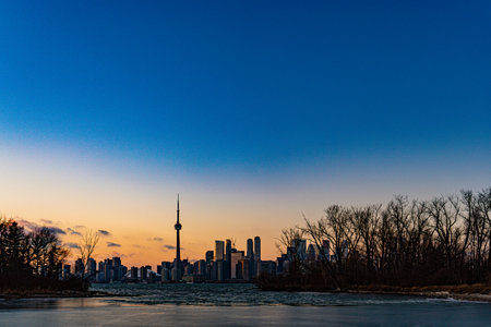 An image of a quiet Toronto. Shooting Location: Torontoの写真素材