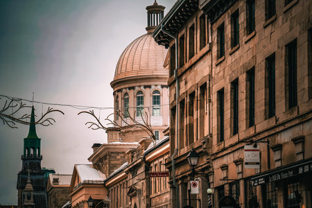Historic buildings (Montreal). Shooting Location: montreal, canadaの写真素材