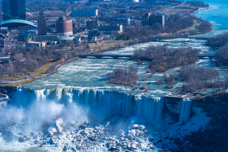Panoramic view of Niagara Falls. Shooting Location: Torontoの写真素材