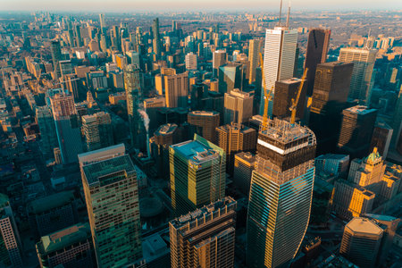 Toronto skyscrapers (Canada). Shooting Location: Torontoの写真素材