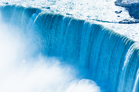 Niagara Falls and spray. Shooting Location: Torontoの写真素材