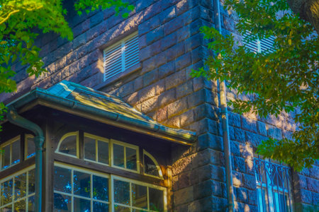 Old Furukawa Garden window. Shooting Location: Kita Ward, Tokyoの写真素材
