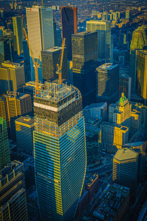 Toronto skyscrapers (Canada). Shooting Location: Torontoの写真素材