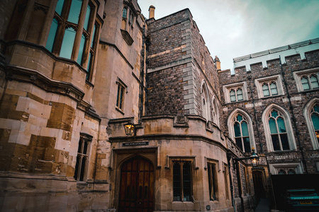 Interior view of Windsor Castle. Shooting Location: UK, Londonの写真素材