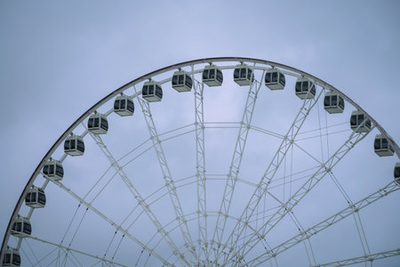 big ferris wheel in montreal. Shooting Location: montreal, canadaの写真素材