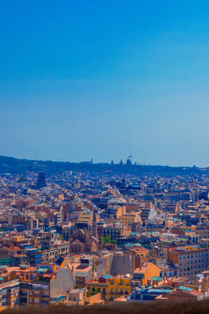 Barcelona city center. Shooting Location: Spain, Barcelonaの写真素材