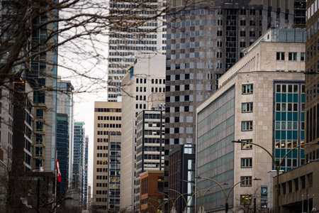 Montreal cityscape (Canada). Shooting Location: montreal, canadaの写真素材