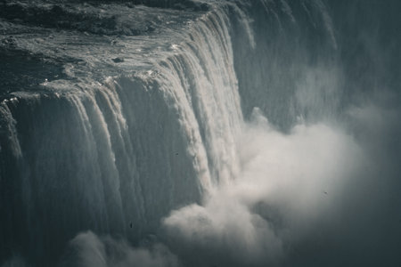 The power of Niagara Falls. Shooting Location: Torontoの写真素材