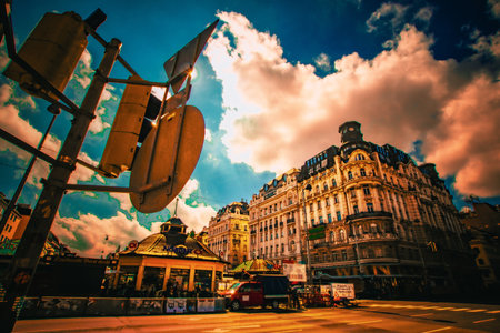 The center of Vienna and its beautiful architecture. Shooting Location: austria, viennaの写真素材