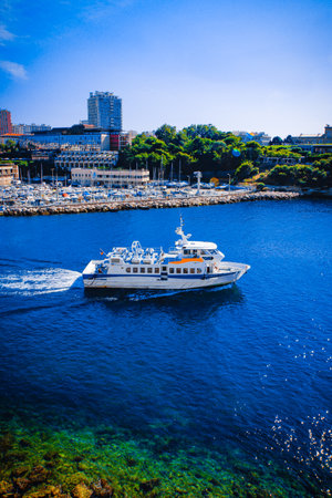Marseille cruise ship. Shooting Location: Marseille, France