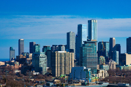 Canadian cityscape (Toronto). Shooting Location: Torontoの写真素材