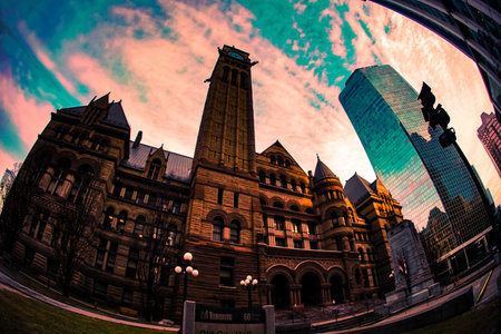 historic architecture in toronto. Shooting Location: Torontoの写真素材