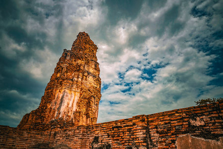 Ayutthaya ruins (Thailand). Shooting Location: Thailand, Ayutthayaの写真素材