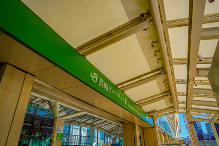 Takanawa Gate Station entrance. Shooting Location: Minato Ward, Tokyo