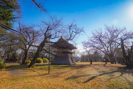Bell tower of Sendai Yakushido. Shooting Location: Sendai City, Miyagi Prefectureの写真素材
