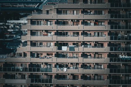 Living in an Arakawa Ward apartment. Shooting Location: Arakawa Ward, Tokyoの写真素材