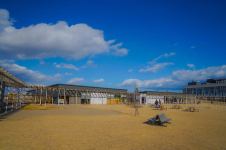 Square Scenery. Shooting Location: Sendai City, Miyagi Prefectureの写真素材