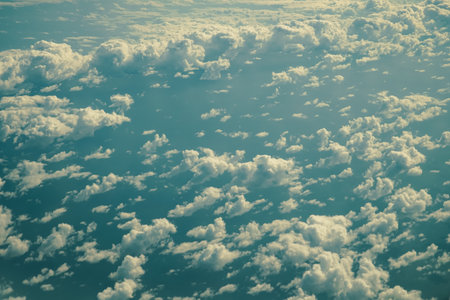 Soft light sea of clouds. Shooting Location: Sydney, Australia