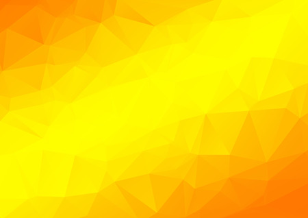 Orange yellow  Low polygon Mosaic Background, Creative design for business publishingのイラスト素材