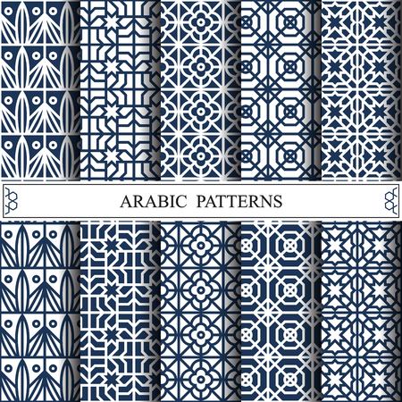 arabic vector pattern, web page background,surface texturesのイラスト素材